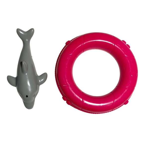 Barbie I Can Be A Lifeguard Chair Dolphin Life Preserver Replacements V7124 2011 - Picture 10 of 16